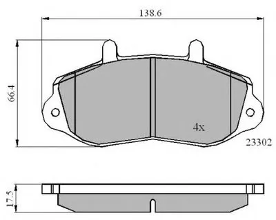 Комплект тормозных колодок, дисковый тормоз NATIONAL купить