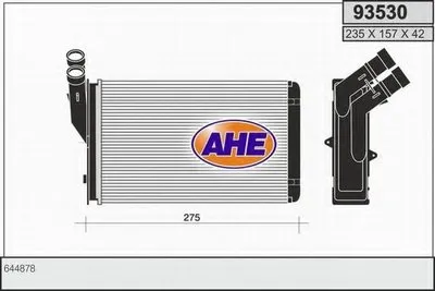 Теплообменник, отопление салона AHE купить