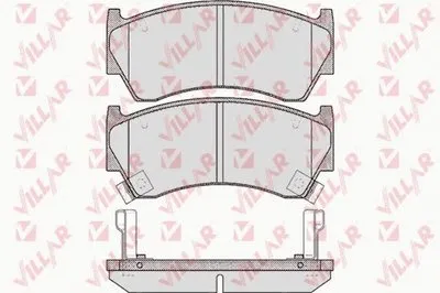 Комплект тормозных колодок, дисковый тормоз VILLAR купить