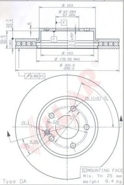 Тормозной диск VILLAR купить