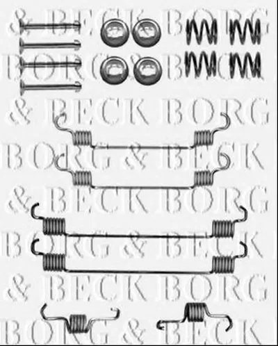 Комплектующие, колодки дискового тормоза BORG & BECK купить