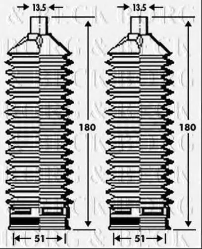 Пыльник, рулевое управление BORG & BECK купить