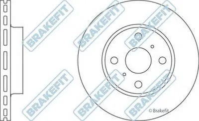 Тормозной диск Brake Fit APEC braking купить