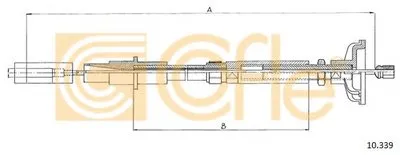 Тросик сцепления COFLE купить