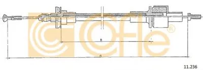 Тросик сцепления COFLE купить