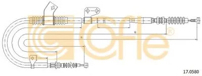 Трос, стояночная тормозная система COFLE купить
