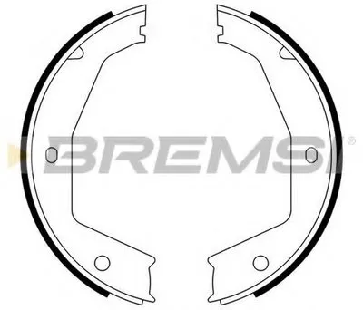 Комплект тормозных колодок, стояночная тормозная система BREMSI купить