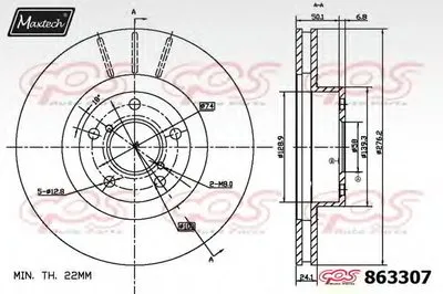 Тормозной диск R+ (Regular Plus) MAXTECH купить