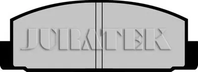 Комплект тормозных колодок, дисковый тормоз JURATEK купить