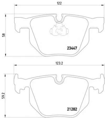 Комплект тормозных колодок, дисковый тормоз HELLA купить