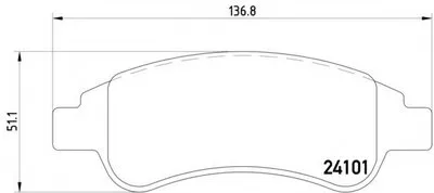 Комплект тормозных колодок, дисковый тормоз HELLA купить