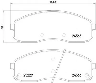 Комплект тормозных колодок, дисковый тормоз HELLA купить