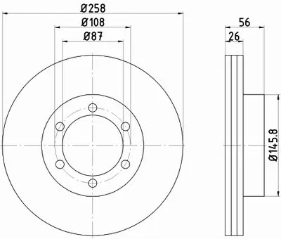 Тормозной диск TEXTAR купить