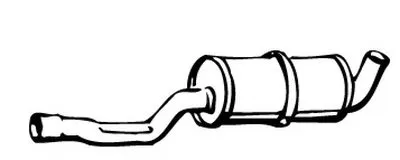 Средний глушитель выхлопных газов WALKER купить