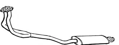 Средний глушитель выхлопных газов WALKER купить