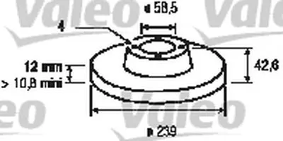 Тормозной диск VALEO купить