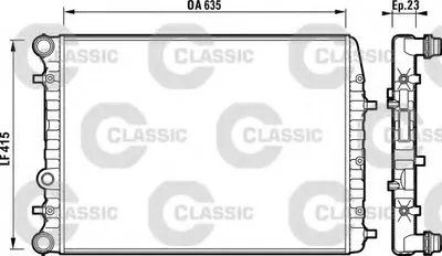 Радиатор, охлаждение двигателя VALEO CLASSIC VALEO купить