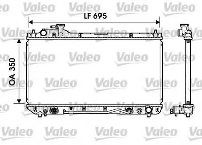 Радиатор, охлаждение двигателя VALEO купить