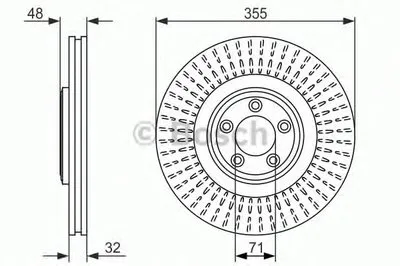 Тормозной диск BOSCH купить