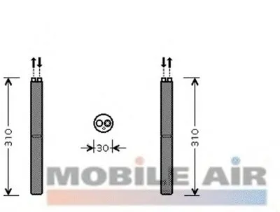 Осушитель, кондиционер VAN WEZEL купить