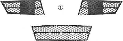Решетка вентилятора, буфер VAN WEZEL купить