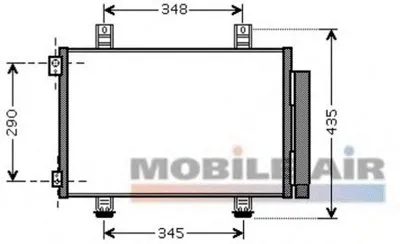 Конденсатор, кондиционер VAN WEZEL купить