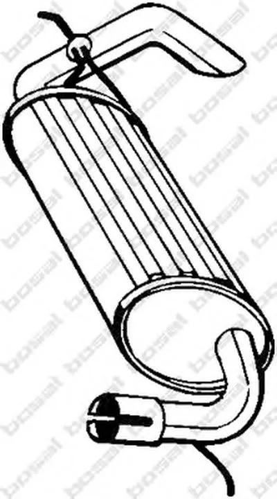 Глушитель выхлопных газов конечный BOSAL купить