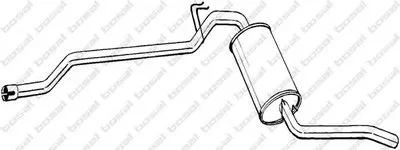 Глушитель выхлопных газов конечный BOSAL купить