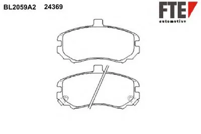 Комплект тормозных колодок, дисковый тормоз FTE купить