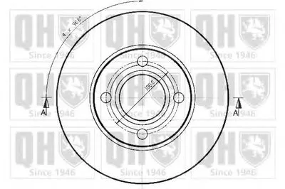 Тормозной диск QUINTON HAZELL купить