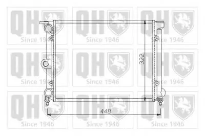 Радиатор, охлаждение двигателя QUINTON HAZELL купить
