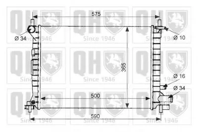 Радиатор, охлаждение двигателя QUINTON HAZELL купить