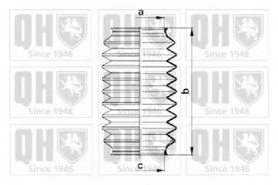 Комплект пылника, рулевое управление QUINTON HAZELL купить