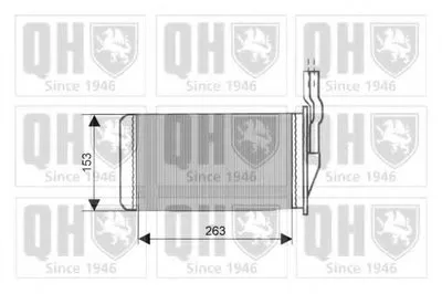 Теплообменник, отопление салона QUINTON HAZELL купить