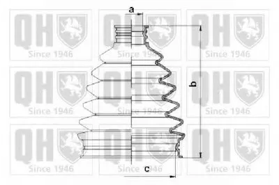 Комплект пылника, приводной вал QUINTON HAZELL купить