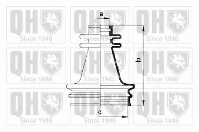 Комплект пылника, приводной вал QUINTON HAZELL купить
