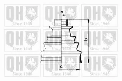 Комплект пылника, приводной вал QUINTON HAZELL купить