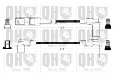Комплект проводов зажигания CI QUINTON HAZELL купить