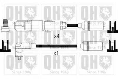 Комплект проводов зажигания CI QUINTON HAZELL купить
