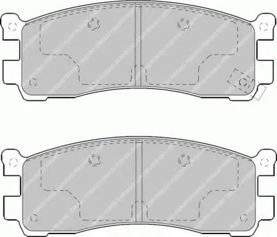 Комплект тормозных колодок, дисковый тормоз PREMIER FERODO купить