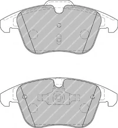 Комплект тормозных колодок, дисковый тормоз PREMIER FERODO купить