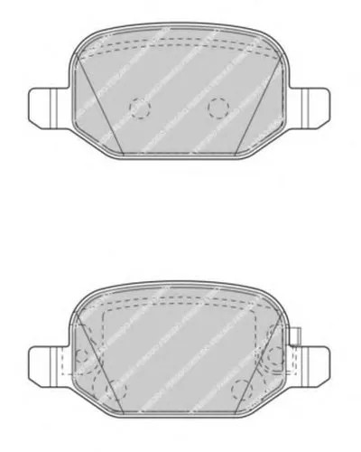 Комплект тормозных колодок, дисковый тормоз PREMIER FERODO купить