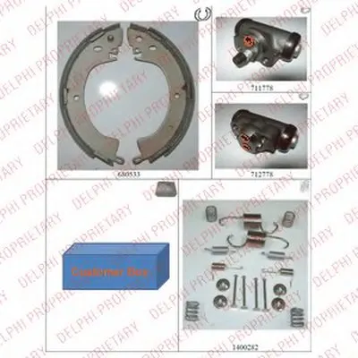 Комплект тормозных колодок DELPHI купить