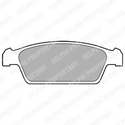 Комплект тормозных колодок, дисковый тормоз DELPHI купить