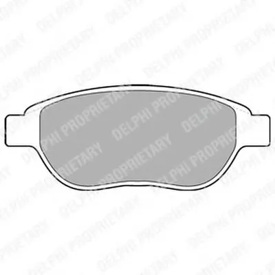 Комплект тормозных колодок, дисковый тормоз DELPHI купить