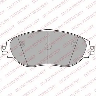 Комплект тормозных колодок, дисковый тормоз DELPHI купить