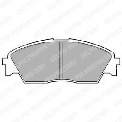Комплект тормозных колодок, дисковый тормоз DELPHI купить