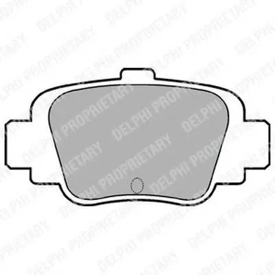Комплект тормозных колодок, дисковый тормоз DELPHI купить