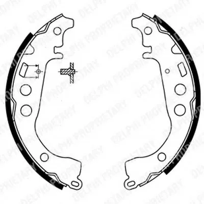 Комплект тормозных колодок DELPHI купить