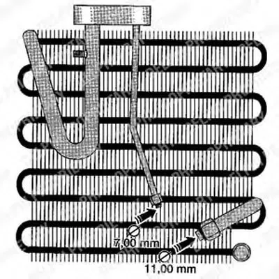 Испаритель, кондиционер DELPHI купить